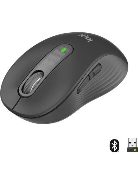 logitech  Signature M650 Küçük Ve Orta Boy Sağ El Için Sessiz Kablosuz Mouse - Siyah