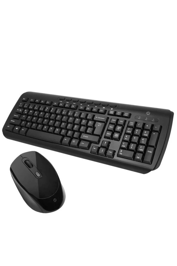 FRISBY  Siyah Fk-4855wq Kablosuz Q-türkçe Multimedya Klavye Mouse