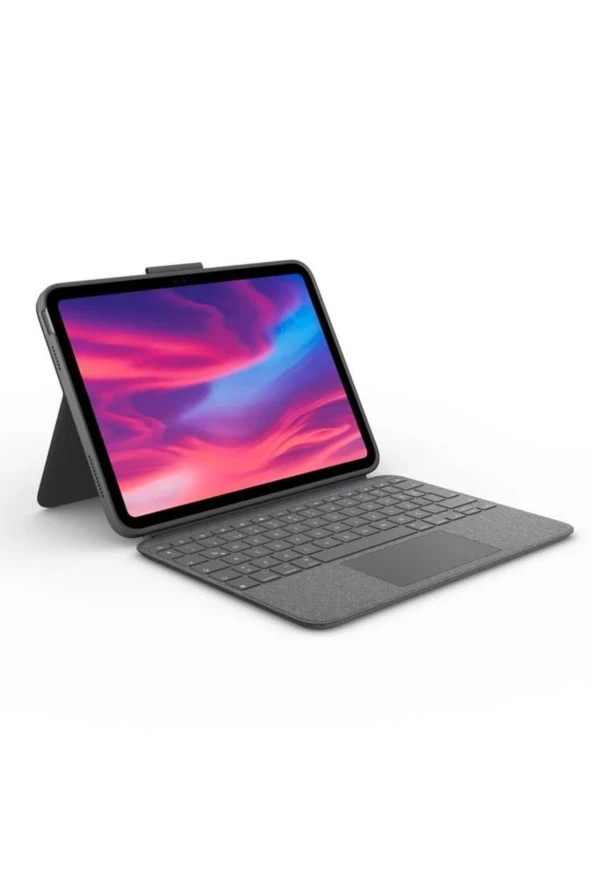 Logitech Combo Touch  iPad 10.9 inç 10. Nesil ile Uyumlu 920-011381 Tablet Klavyesi