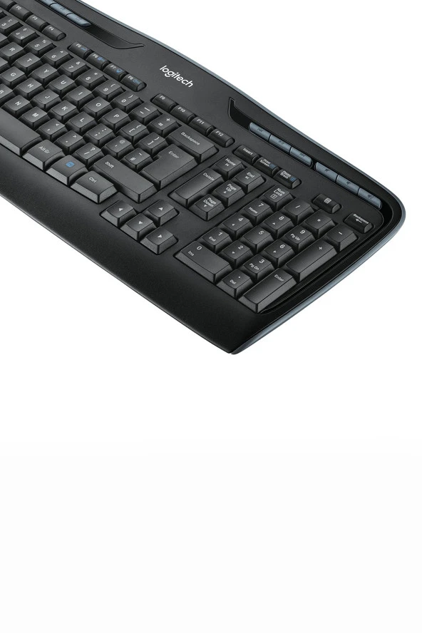 logitech Mk330 Kablosuz Türkçe Q Klavye Mouse Seti - Siyah