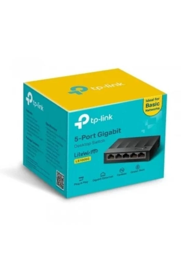 TP-LINK LS1005G 5-port 10/100/1000mbps Desktop Switch - 4
