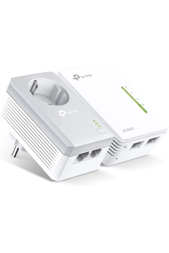TP-LINK  TL-WPA4226KIT, AV600 N300 Mbps Wi-Fi Powerline Adaptör Kiti - 4