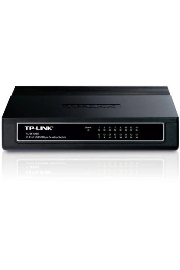 TP-LINK TL-SF1016D 16-port 10/100mbps Tak Ve Kullan 70 Enerji Tasarruflu Switch - 3
