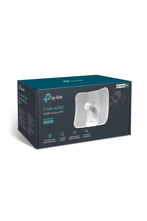 TP-LINK CPE710 5GHz 1200Mbps Mbps 23dBi DIŞ MEKAN KABLOSUZ ACCESS POINT - Resim 5