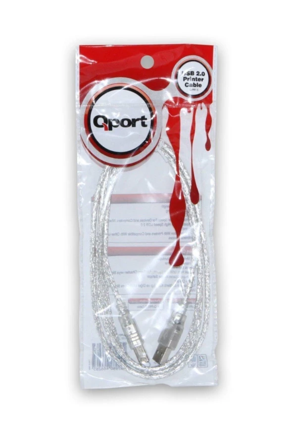 Qport Q-pr1_5 Q-pr1.5 Usb 2.0 1.5 Metre Printer Kablosu - 2