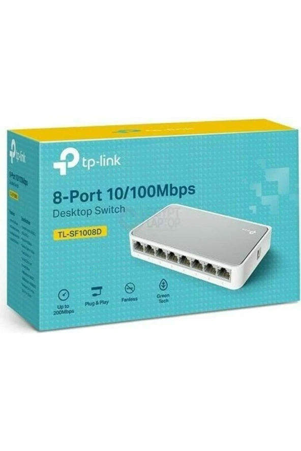 TP-LINK TL-SF1008D 10/100 Mbps 8 Port Switch