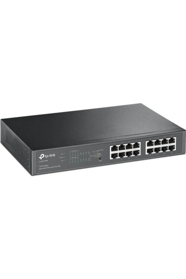 TP-LINK  Tp-lınk Tl-sg1016pe 16 Port 10/100/1000 8 Port Poe+ Yonetılebılır Rack Mount Swıtch