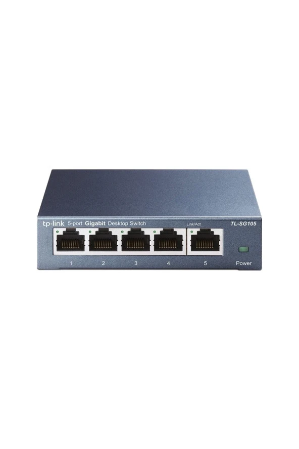 TP-LINK  Tl-sg105 5 Port 10-100-1000 Mbps Switch Çelik Kasa - 3