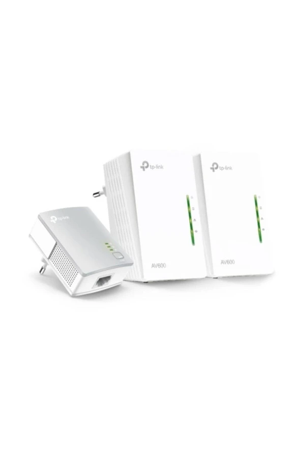 TP-LINK  TL-WPA4220T KIT 300mbps AV600 3lü Powerline Adaptör - 2