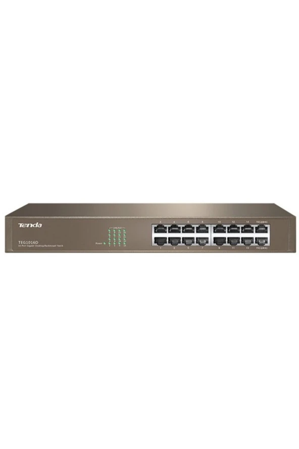 Tenda  Teg1016d 16 Port 10/100/1000 Gigabit Rack Mountable Switch - Değişenua