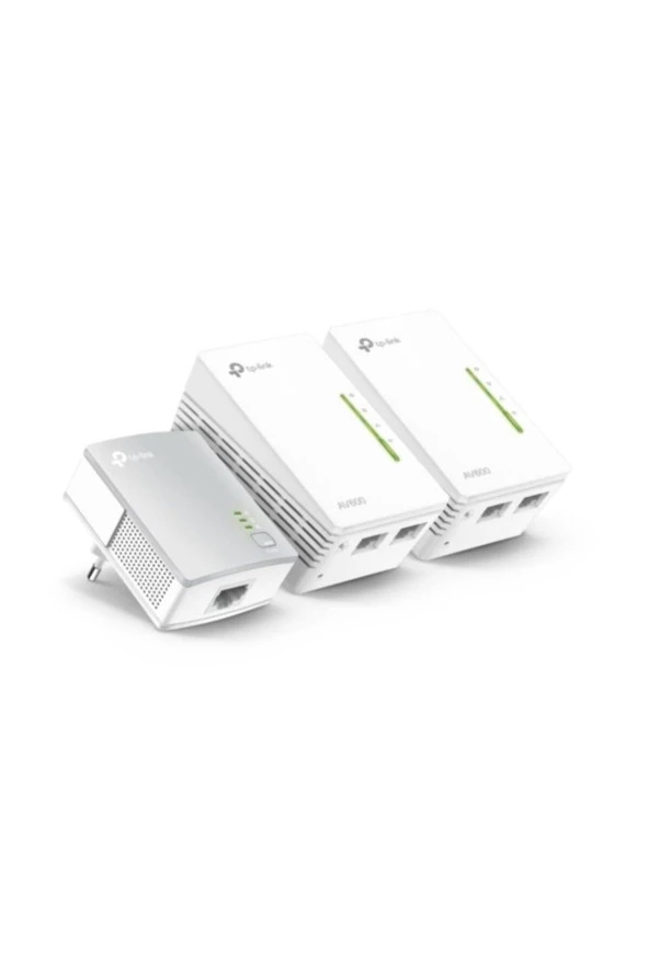 TP-LINK  TL-WPA4220T KIT 300mbps AV600 3lü Powerline Adaptör - 3