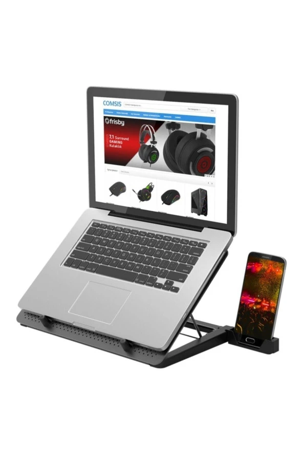 Frisby FNC-5240ST 5xFan USB Aluminyum 17 inç Siyah Notebook Soğutucu