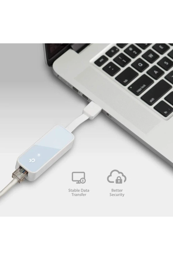 TP-LINK  Ue200 Usb-2.0- 10/100mbit/s-ethernet-adaptörü (katlanır Kablo, Apple Macbook Surface Pro Xps - 4