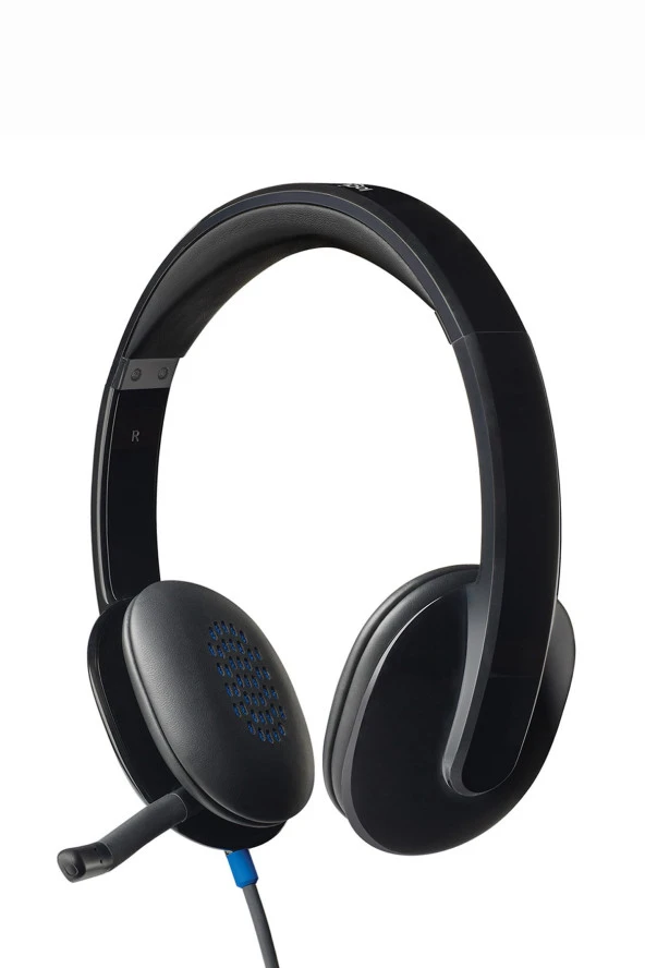 logitech  H540 USB  Gürültü Önleyici Mikrofonlu Kablolu Kulaklık - Siyah