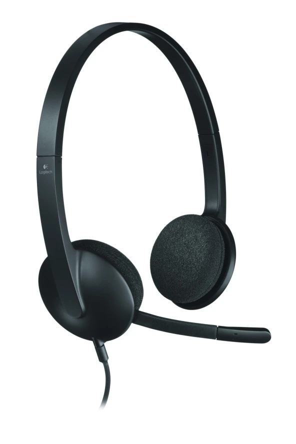 logitech  981-000475 H340 Siyah Usb Mikrofonlu Kulaküstü Kulaklık - 2