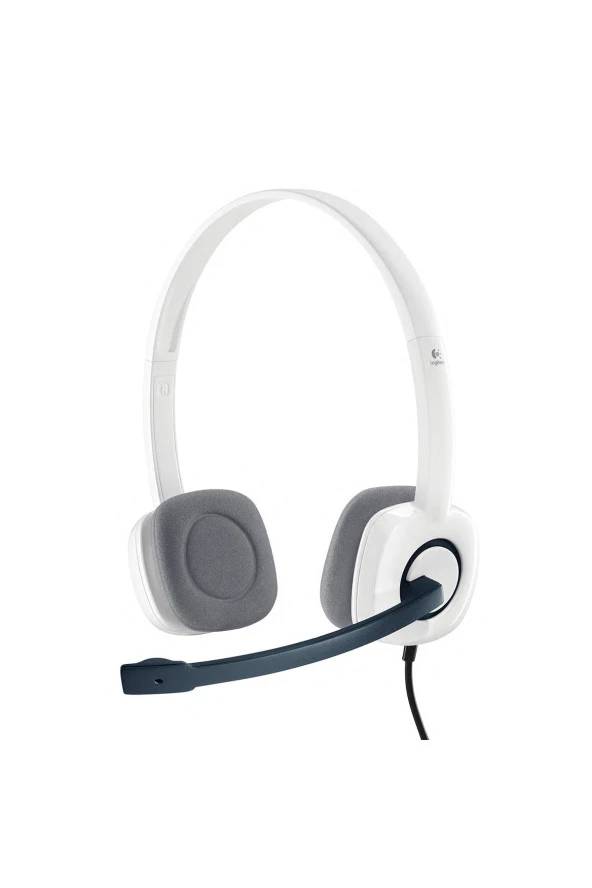 logitech H150 Kablolu Stereo Kulaklık - Beyaz - 3