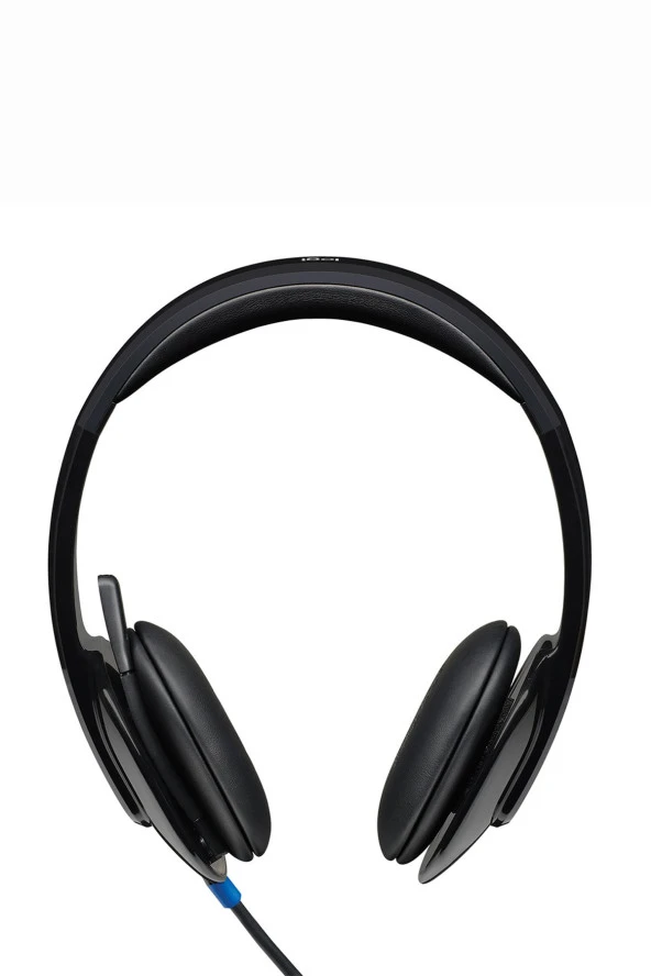 logitech H540 USB Gürültü Önleyici Mikrofonlu Kablolu Kulaklık - Siyah - 5