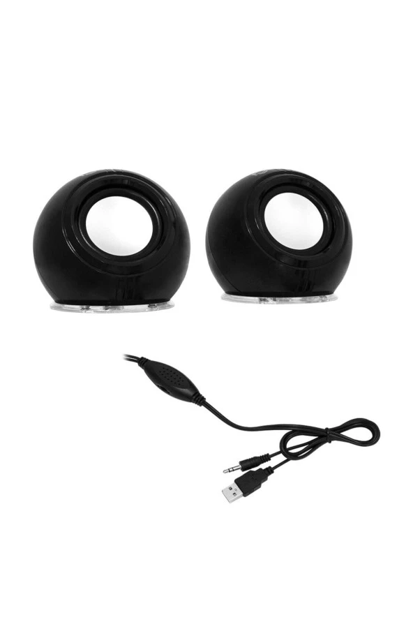 FRISBY FS-2130U 1+1 Usb Siyah 6W Hoparlör RGB Led - 3
