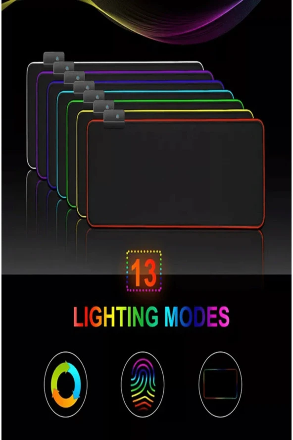 Frisby FMP-7055 Kumaş RGB (800 x 300 x 4 mm)12 Aydınlatma Modu Su Geçirmez - 5