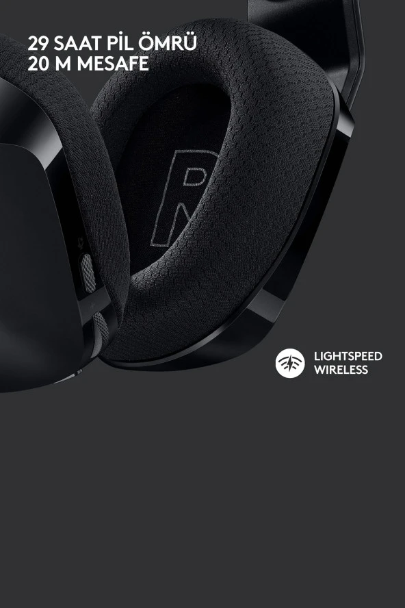 Logitech G733 981-000864 LIGHTSPEED RGB Kablosuz 7.1 Surround Ses Oyuncu Kulaklığı - Siyah - 5