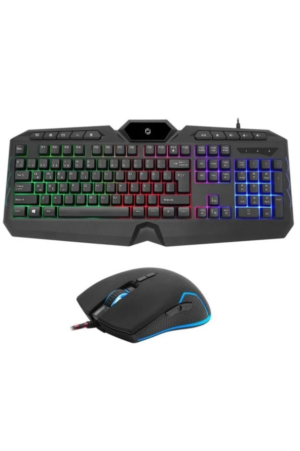 FRISBY FK-4865QU Siyah Usb 8000 Dpı Multimedya Gaming Oyuncu Klavye Mouse Set - 2