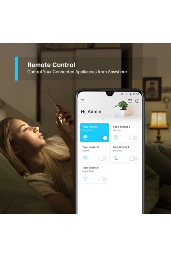 TP-LINK  Tapo P100(2-pack)  Mini Akıllı Kablosuz Priz 2li Paket - 2