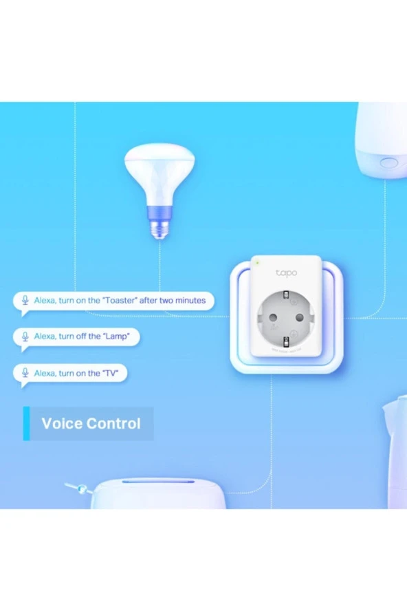 TP-LINK  Tapo P100(2-pack)  Mini Akıllı Kablosuz Priz 2li Paket - 3