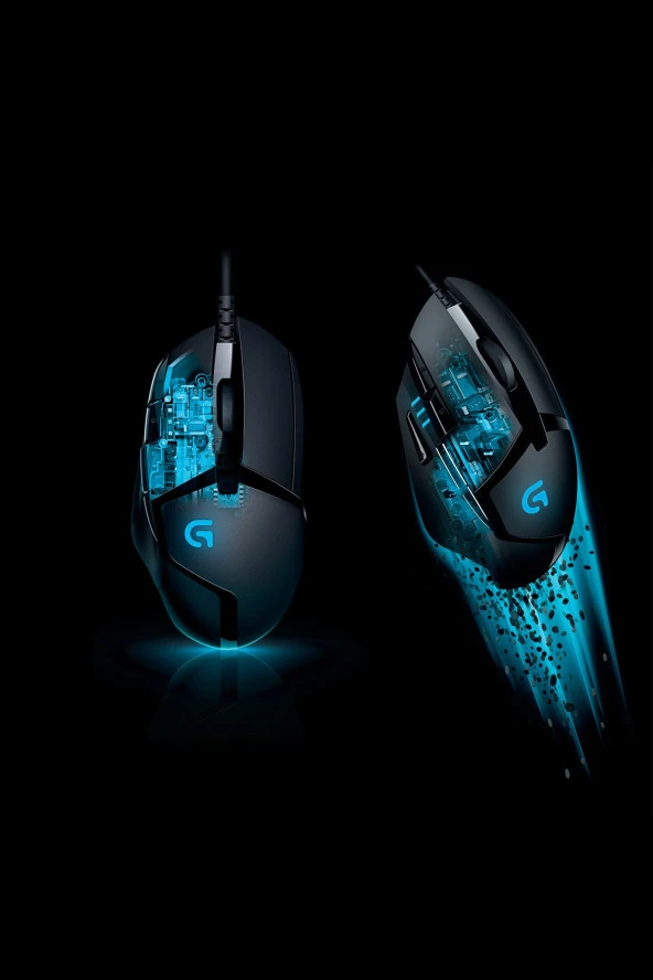 logitech  G402 Hyperion Fury 4.000 DPI Ultra Hızlı 500 IPS Oyuncu Mouse - Siyah - 2