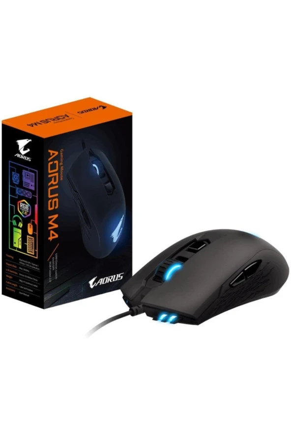 Gigabyte  Aorus M4 6400 Dpi Rgb Optik Oyuncu Mouse