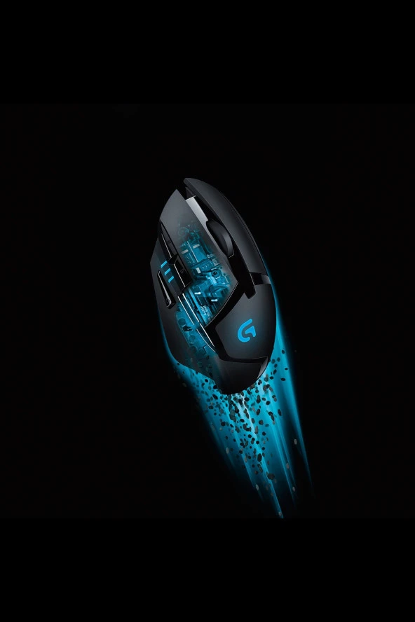 logitech  G402 Hyperion Fury 4.000 DPI Ultra Hızlı 500 IPS Oyuncu Mouse - Siyah - 5