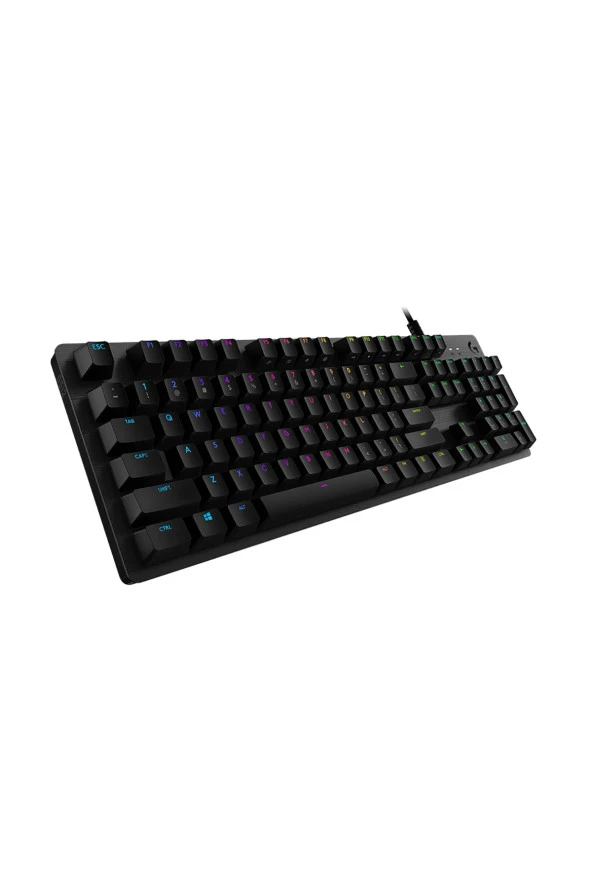 logitech  G G512 LIGHTSYNC RGB GX Blue Clicky Aydınlatmalı Mekanik Kablolu Türkçe Q Oyuncu Klavyesi - Siyah - 5