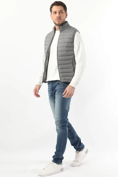 Erkek Boru Paça Jean Pantolon Mavi - 2