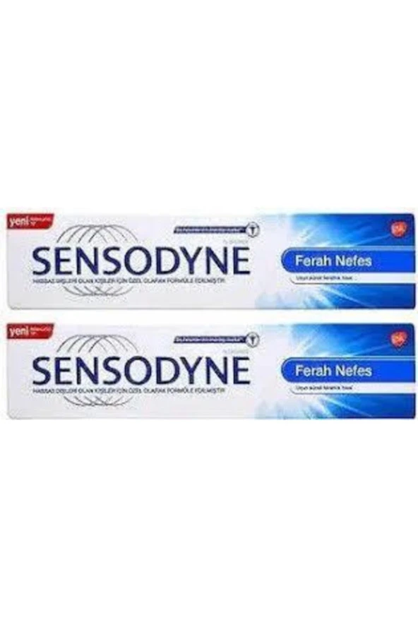 Sensodyne Ferah Nefes Diş Macunu 100 ml 2 Kutu