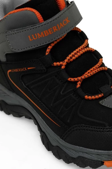 Lumberjack FERNANDES 3PR Erkek Çocuk Outdoor Bot Siyah Turuncu 31-35 - 7