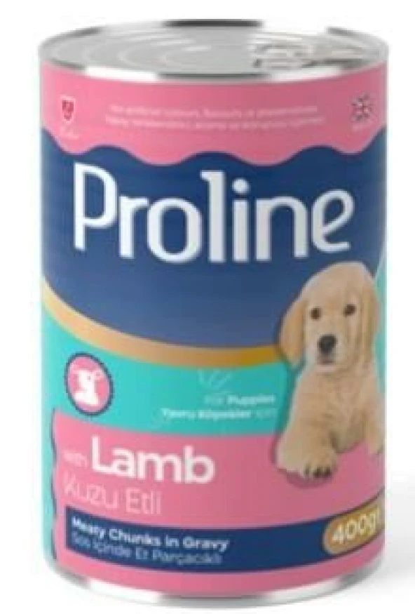 Proline Sos İçinde Parça Etli  Kuzu Etli Konserve Yavru Köpek Maması 400 Gr - 2
