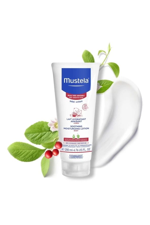 Mustela Soothing Moisturizing Lotion 200 ml - Çok Hassas Cilt Vücut Losyonu