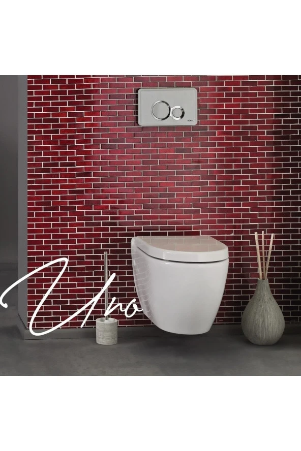 Uno Asma Klozet + Plastik Soft Kapak