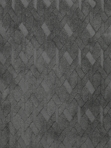 Lara Bukleli Desenli Yumuşacık Peluş Halı Salon Oturma Odası Mutfak Koridor Halısı 9401D Antrasit - 5