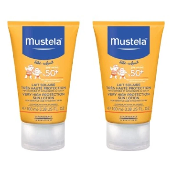 Mustela Very High Protection Sun Lotion SPF 50+ 100 ml 2 Kutu