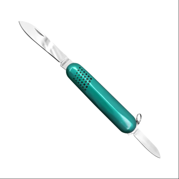 Argeus Çift Ağızlı Cep Çakısı Yeşil (K5017-30)