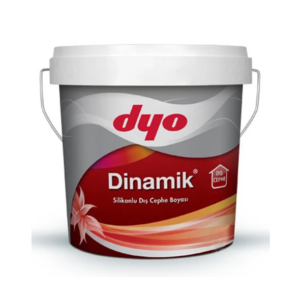 Dyo Dinamik Silikonlu Dış Cephe Boyası 0001 Beyaz 7,5 Lt