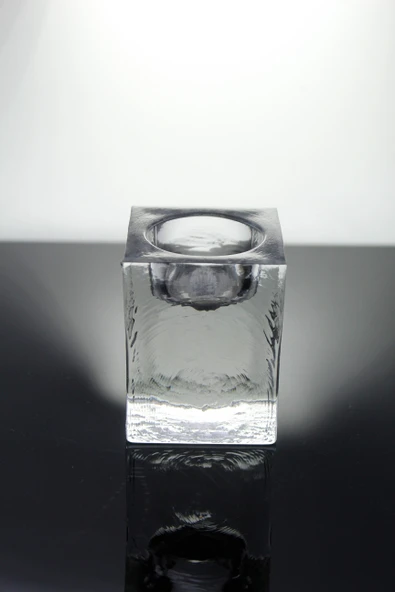 Paşabahçe Denizli Cam El İmalatı Kristal Kare Mini Mumluk 1 Adet 641068 24052 ürün görseli 1