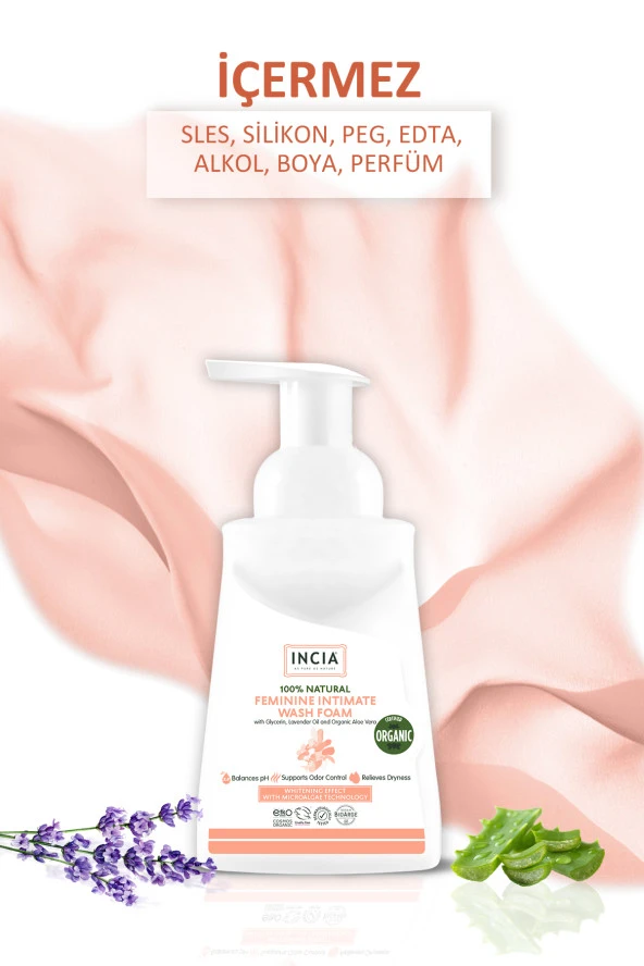 INCIA Kadınlar İçin 100 İntim Yıkama Köpüğü 200 ml - 3