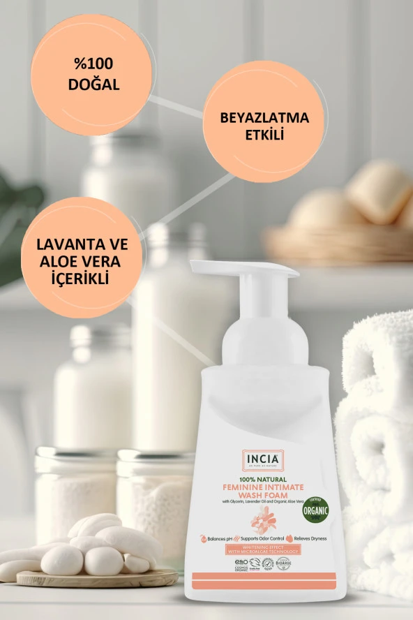 INCIA Kadınlar İçin 100 İntim Yıkama Köpüğü 200 ml - 6