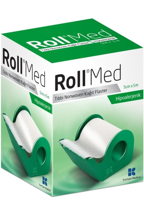Roll Med Tıbbi Nonwoven Kağıt Flaster 5cm x 5m
