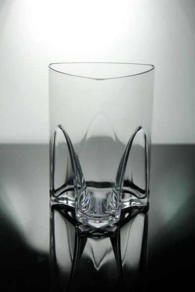 Paşabahçe El İmalatı Kristal Dekorlu 6'lı Üçgen Model Meşrubat Bardak 850249 12494 - Resim 2