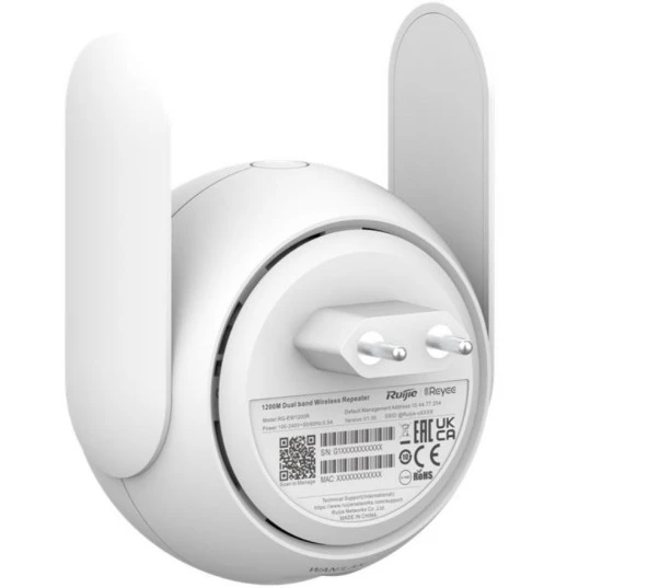 Ruijie Reyee RG-EW1200R 2.4/5GHZ 1200MBPS Wi-Fi 2 Antenli Menzil Genişletici Extender - 2