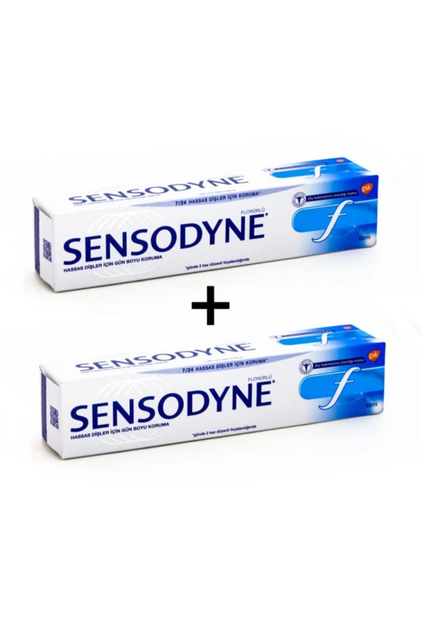 Sensodyne F Florürlü Diş Macunu 100 ml 2 Kutu