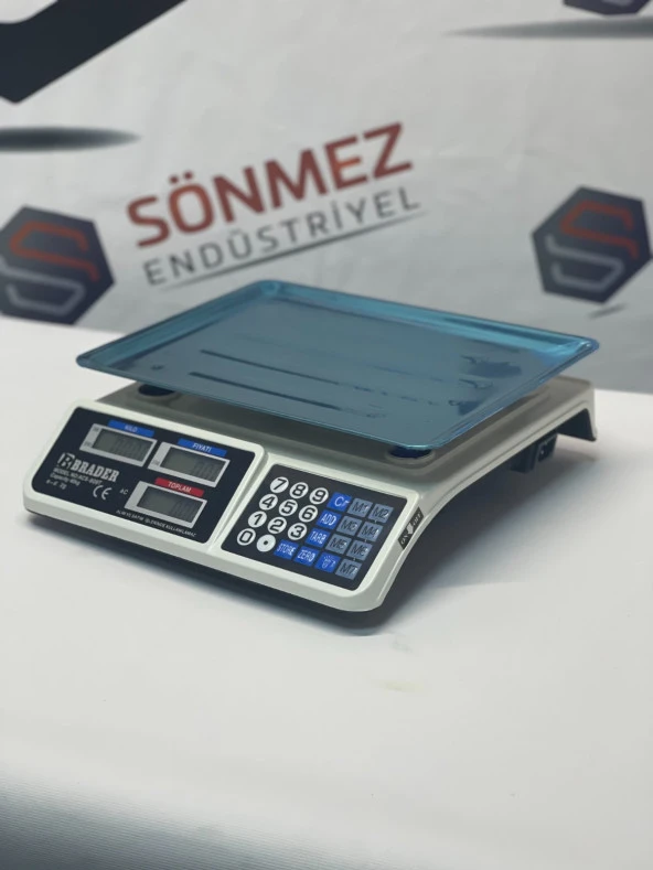 Brader Elektronik Terazi Market Manav Terazi 40 Kg - 4