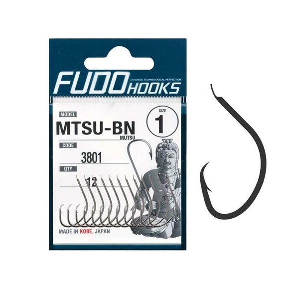 Fudo 3801 Mutsu Black Nikel Circle İğne - Resim 2